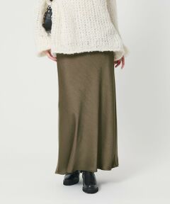 BEAUTY&YOUTH UNITED ARROWS / ビューティー&ユース ユナイテッドアローズ ロング・マキシ丈スカート | ポリエステルサテン マーメイドフレアスカート