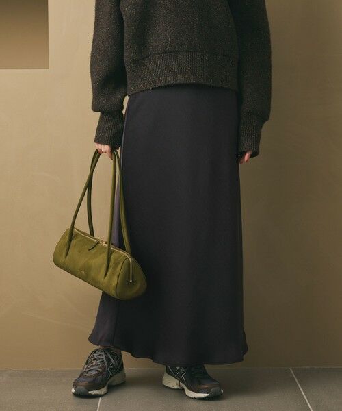 BEAUTY&YOUTH UNITED ARROWS / ビューティー&ユース ユナイテッドアローズ ロング・マキシ丈スカート | ポリエステルサテン マーメイドフレアスカート | 詳細7