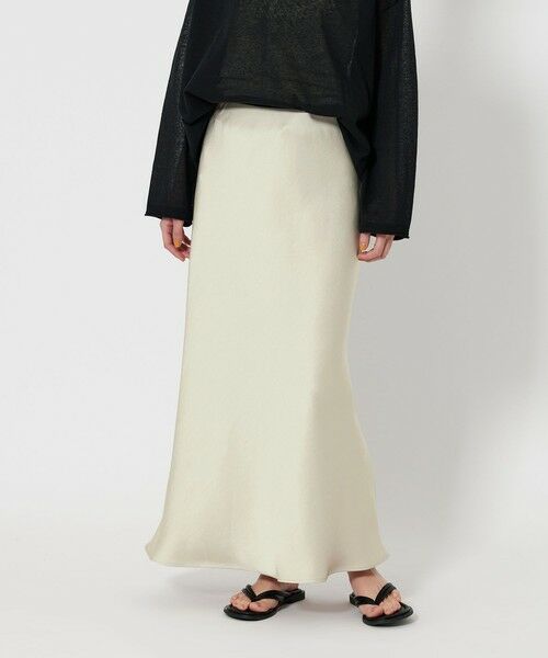 BEAUTY&YOUTH UNITED ARROWS / ビューティー&ユース ユナイテッドアローズ ロング・マキシ丈スカート | ポリエステルサテン マーメイドフレアスカート | 詳細14
