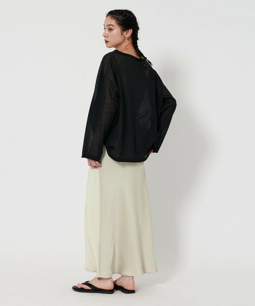 BEAUTY&YOUTH UNITED ARROWS / ビューティー&ユース ユナイテッドアローズ ロング・マキシ丈スカート | ポリエステルサテン マーメイドフレアスカート | 詳細15