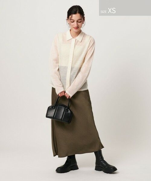 BEAUTY&YOUTH UNITED ARROWS / ビューティー&ユース ユナイテッドアローズ ロング・マキシ丈スカート | ポリエステルサテン マーメイドフレアスカート | 詳細24