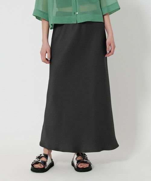 BEAUTY&YOUTH UNITED ARROWS / ビューティー&ユース ユナイテッドアローズ ロング・マキシ丈スカート | ポリエステルサテン マーメイドフレアスカート | 詳細29