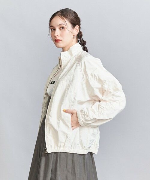 BEAUTY & YOUTH UNITED ARROWS/ビューティー&ユース ユナイテッドアローズ ナイロンブレンドタフタ パッカリング ブルゾン OFF WHITE M BEAUTY & YOUTH UNITED ARROWS/ビューティー&ユース ユナイテッドアローズ ナイロンブレンドタフタ パッカリング ブルゾン OFF WHITE M
