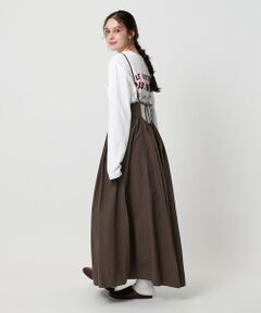 BEAUTY&YOUTH UNITED ARROWS / ビューティー&ユース ユナイテッドアローズ ロング・マキシ丈ワンピース | ナイロンコットン バックホール キャミワンピース -2WAY-