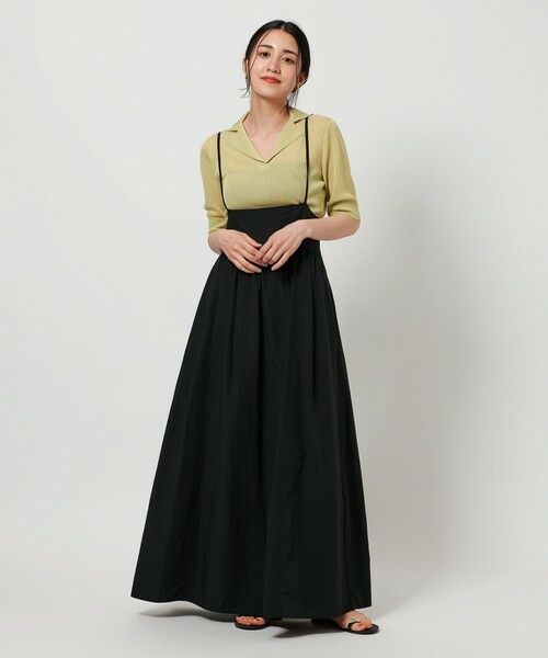 BEAUTY&YOUTH UNITED ARROWS / ビューティー&ユース ユナイテッドアローズ ロング・マキシ丈ワンピース | ナイロンコットン バックホール キャミワンピース -2WAY- | 詳細5