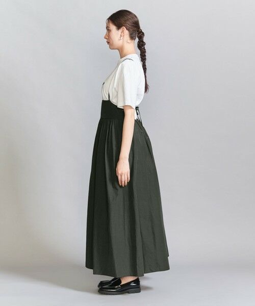 BEAUTY&YOUTH UNITED ARROWS / ビューティー&ユース ユナイテッドアローズ ロング・マキシ丈ワンピース | ナイロンコットン バックホール キャミワンピース -2WAY- | 詳細21