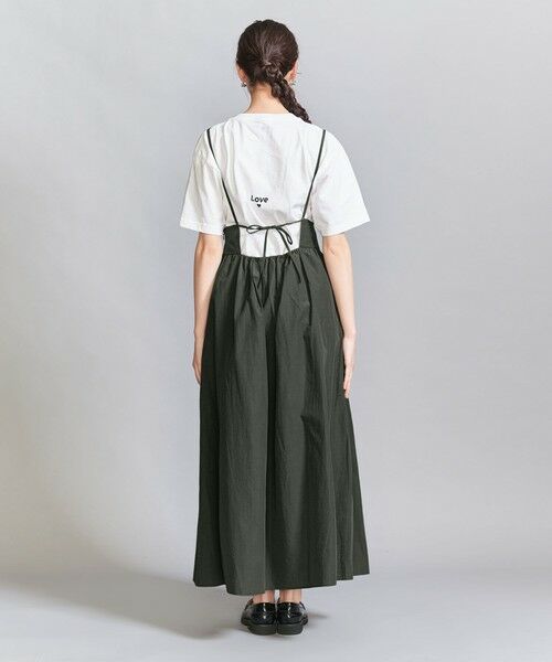 BEAUTY&YOUTH UNITED ARROWS / ビューティー&ユース ユナイテッドアローズ ロング・マキシ丈ワンピース | ナイロンコットン バックホール キャミワンピース -2WAY- | 詳細22