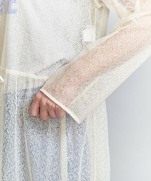 UNITED ARROWS - 【WHITE】レース ノースリーブ ワンピースの