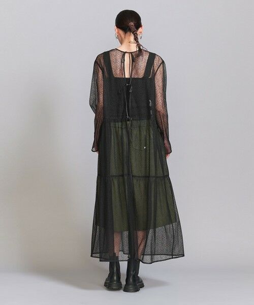 UNITED ARROWS LTD. OUTLET｜タック Vネック ロングワンピース