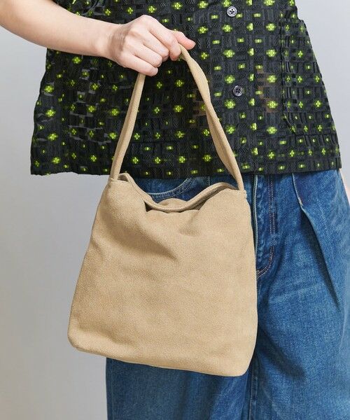 BEAUTY & YOUTH UNITED ARROWS/ビューティー&ユース ユナイテッドアローズ 【別注】<LAYAS>スエード ワンショルダーバッグ BEIGE FREE BEAUTY & YOUTH UNITED ARROWS/ビューティー&ユース ユナイテッドアローズ 【別注】<LAYAS>スエード ワンショルダーバッグ BEIGE FREE