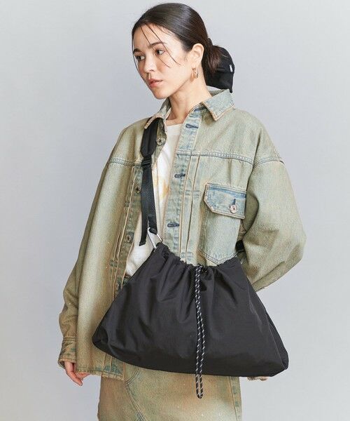 BEAUTY & YOUTH UNITED ARROWS/ビューティー&ユース ユナイテッドアローズ パラコード ショルダーバッグ -2WAY- BLACK FREE BEAUTY & YOUTH UNITED ARROWS/ビューティー&ユース ユナイテッドアローズ パラコード ショルダーバッグ -2WAY- BLACK FREE