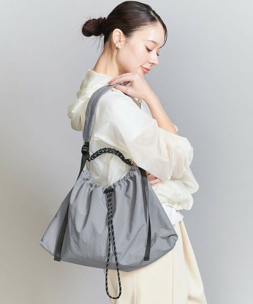 BEAUTY & YOUTH UNITED ARROWS/ビューティー&ユース ユナイテッドアローズ パラコード ショルダーバッグ -2WAY- MD. GRAY FREE BEAUTY & YOUTH UNITED ARROWS/ビューティー&ユース ユナイテッドアローズ パラコード ショルダーバッグ -2WAY- MD. GRAY FREE
