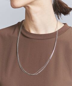 BEAUTY&YOUTH UNITED ARROWS / ビューティー&ユース ユナイテッドアローズ ネックレス・ペンダント・チョーカー | ＜Native SilverStreams＞シルバー 3連 ネックレス