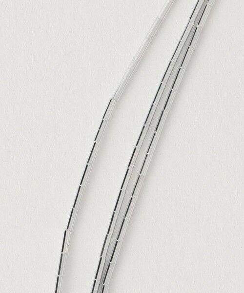 BEAUTY&YOUTH UNITED ARROWS / ビューティー&ユース ユナイテッドアローズ ネックレス・ペンダント・チョーカー | ＜Native SilverStreams＞シルバー 3連 ネックレス | 詳細4