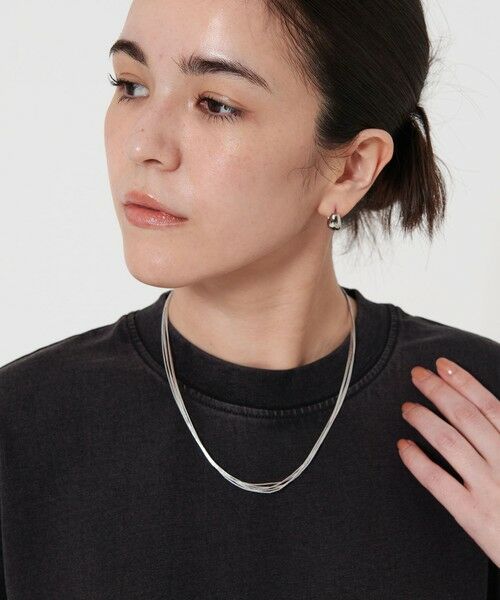 BEAUTY&YOUTH UNITED ARROWS / ビューティー&ユース ユナイテッドアローズ ネックレス・ペンダント・チョーカー | ＜Native SilverStreams＞シルバー 5連 ネックレス | 詳細1