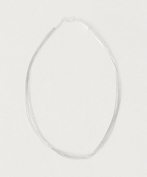 BEAUTY&YOUTH UNITED ARROWS / ビューティー&ユース ユナイテッドアローズ ネックレス・ペンダント・チョーカー | ＜Native SilverStreams＞シルバー 5連 ネックレス | 詳細2