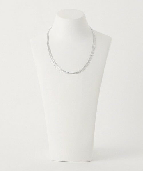 BEAUTY&YOUTH UNITED ARROWS / ビューティー&ユース ユナイテッドアローズ ネックレス・ペンダント・チョーカー | ＜Native SilverStreams＞シルバー 5連 ネックレス | 詳細5