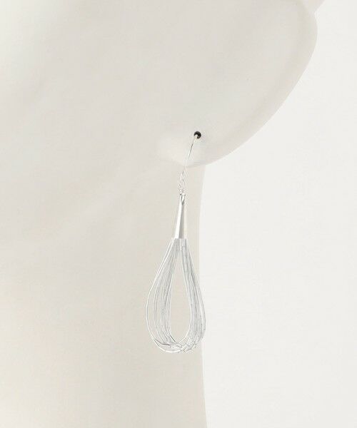 BEAUTY&YOUTH UNITED ARROWS / ビューティー&ユース ユナイテッドアローズ ピアス・イヤリング | ＜Native SilverStreams＞シルバー 10連 ピアス | 詳細5