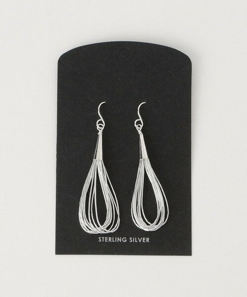 BEAUTY&YOUTH UNITED ARROWS / ビューティー&ユース ユナイテッドアローズ ピアス・イヤリング | ＜Native SilverStreams＞シルバー 10連 ピアス | 詳細6