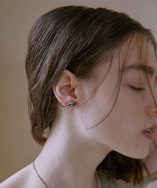 BEAUTY&YOUTH UNITED ARROWS / ビューティー&ユース ユナイテッドアローズ ピアス・イヤリング | ＜Third Movement＞ミニリボン ピアス | 詳細1