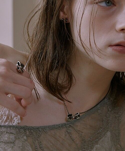 BEAUTY&YOUTH UNITED ARROWS / ビューティー&ユース ユナイテッドアローズ ネックレス・ペンダント・チョーカー | ＜Third Movement＞リボン ネックレス | 詳細1