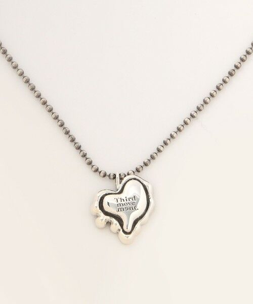 BEAUTY&YOUTH UNITED ARROWS / ビューティー&ユース ユナイテッドアローズ ネックレス・ペンダント・チョーカー | ＜Third Movement＞メルティング ハート ペンダント | 詳細3