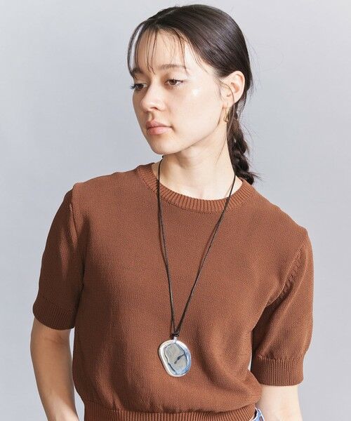 BEAUTY & YOUTH UNITED ARROWS/ビューティー&ユース ユナイテッドアローズ <JAMIRAY>Bean モチーフ コードネックレス SILVER FREE BEAUTY & YOUTH UNITED ARROWS/ビューティー&ユース ユナイテッドアローズ <JAMIRAY>Bean モチーフ コードネックレス SILVER FREE
