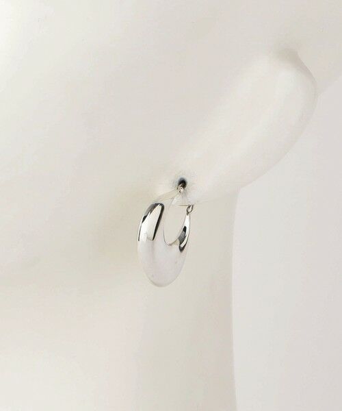 BEAUTY&YOUTH UNITED ARROWS / ビューティー&ユース ユナイテッドアローズ ピアス・イヤリング | ＜JAMIRAY＞シルバー チャンキー フープピアス | 詳細9