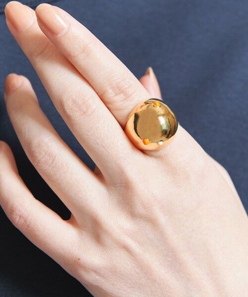 BEAUTY & YOUTH UNITED ARROWS/ビューティー&ユース ユナイテッドアローズ <LAPUIS>Dot Point リング ORANGE 13 BEAUTY & YOUTH UNITED ARROWS/ビューティー&ユース ユナイテッドアローズ <LAPUIS>Dot Point リング ORANGE 13