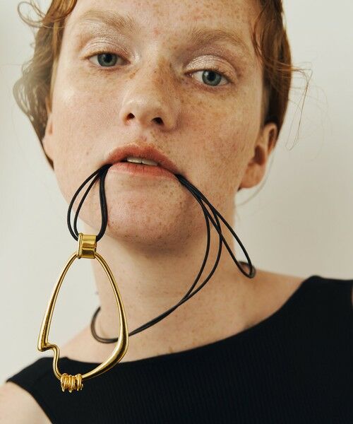 BEAUTY & YOUTH UNITED ARROWS/ビューティー&ユース ユナイテッドアローズ <LAPUIS>Nuance Coil ネックレス GOLD FREE BEAUTY & YOUTH UNITED ARROWS/ビューティー&ユース ユナイテッドアローズ <LAPUIS>Nuance Coil ネックレス GOLD FREE