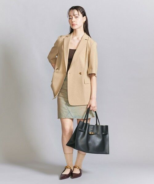 BEAUTY&YOUTH UNITED ARROWS / ビューティー&ユース ユナイテッドアローズ トートバッグ | ＜VIOLAd’ORO＞Wフェイス レザー トートバッグ | 詳細2