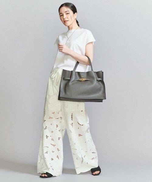 BEAUTY&YOUTH UNITED ARROWS / ビューティー&ユース ユナイテッドアローズ トートバッグ | ＜VIOLAd’ORO＞Wフェイス レザー トートバッグ | 詳細10