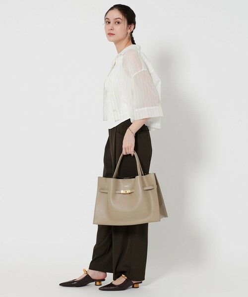 BEAUTY&YOUTH UNITED ARROWS / ビューティー&ユース ユナイテッドアローズ トートバッグ | ＜VIOLAd’ORO＞Wフェイス レザー トートバッグ | 詳細24