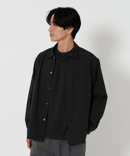 BEAUTY & YOUTH UNITED ARROWS/ビューティー&ユース ユナイテッドアローズ TCリネン キャンプ カラー グランデ シャツ BLACK XL BEAUTY & YOUTH UNITED ARROWS/ビューティー&ユース ユナイテッドアローズ TCリネン キャンプ カラー グランデ シャツ BLACK XL