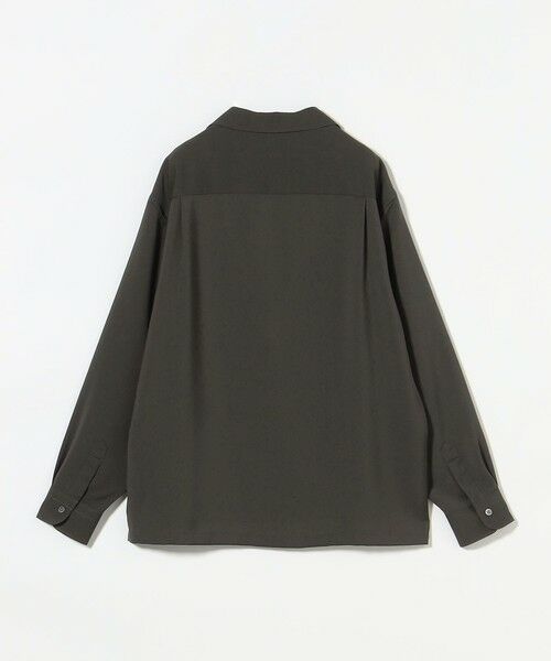 日本製　ユナイテッドアローズ　ネイビー 半袖ドレープシャツ オフィス WEB限定】JUST fit ソフトドレープ 長袖 シャツ