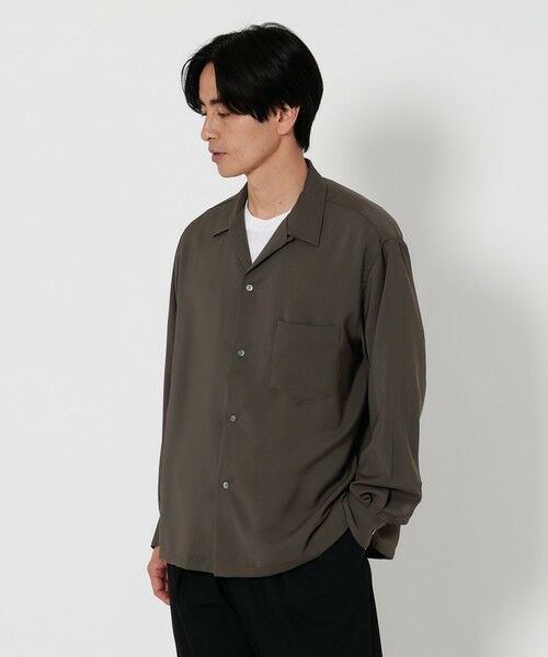 beauty&youth United arrows profile 服セット セール】 ドレープ ツイル オープンカラー シャツ （シャツ