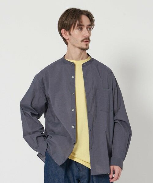 BEAUTY & YOUTH UNITED ARROWS/ビューティー&ユース ユナイテッドアローズ エアリー コットン バンド スクエア- フォルムシャツ NAVY XL BEAUTY & YOUTH UNITED ARROWS/ビューティー&ユース ユナイテッドアローズ エアリー コットン バンド スクエア- フォルムシャツ NAVY XL
