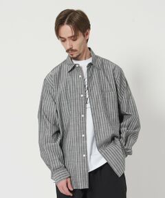 BEAUTY&amp;YOUTH UNITED ARROWS - アローズ　シャツ セール】ニュアンス ストライプ レギュラーカラー グランデ