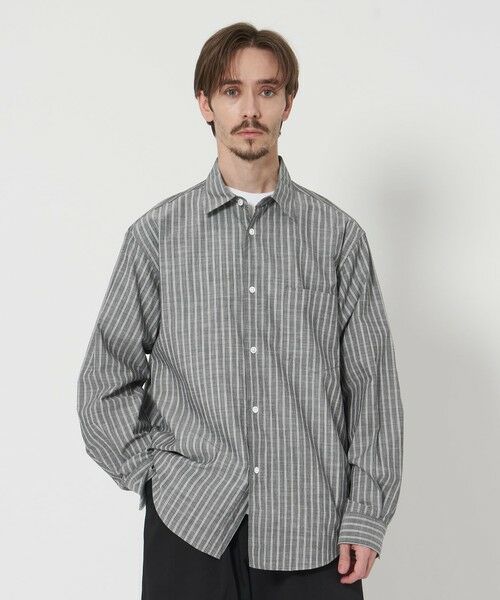 UNITED ARROWS◆長袖ブラウス/FREE/コットン/BLU/ストライプ/1513-183-4781 Yahoo!オークション - UNITED ARROWS 長袖シャツ/-/コットン/BLU