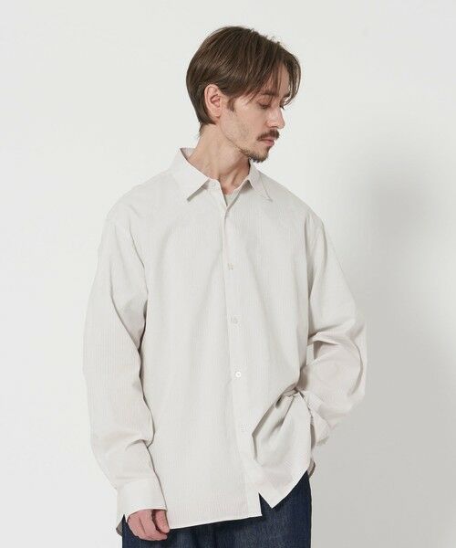 BEAUTY & YOUTH UNITED ARROWS/ビューティー&ユース ユナイテッドアローズ シャドー ストライプ レギュラー フォルム シャツ LT. GRAY L BEAUTY & YOUTH UNITED ARROWS/ビューティー&ユース ユナイテッドアローズ シャドー ストライプ レギュラー フォルム シャツ LT. GRAY L