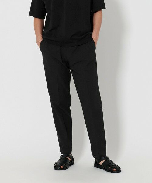 BEAUTY & YOUTH UNITED ARROWS/ビューティー&ユース ユナイテッドアローズ ポリエステルツイル ノープリーツ スリムパンツ BLACK M BEAUTY & YOUTH UNITED ARROWS/ビューティー&ユース ユナイテッドアローズ ポリエステルツイル ノープリーツ スリムパンツ BLACK M