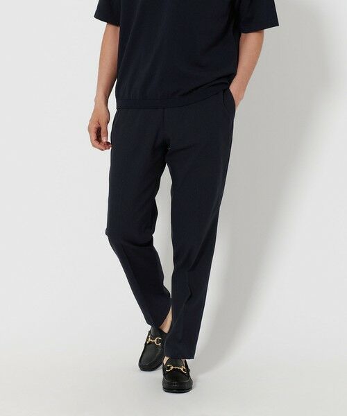 BEAUTY & YOUTH UNITED ARROWS/ビューティー&ユース ユナイテッドアローズ ポリエステルツイル ノープリーツ スリムパンツ NAVY L BEAUTY & YOUTH UNITED ARROWS/ビューティー&ユース ユナイテッドアローズ ポリエステルツイル ノープリーツ スリムパンツ NAVY L