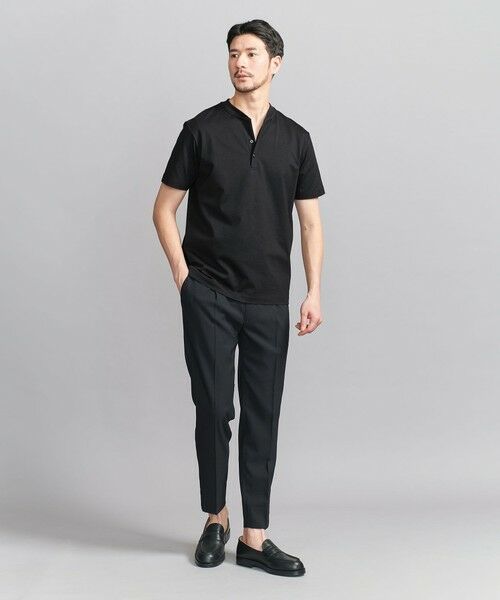 BEAUTY&YOUTH UNITED ARROWS / ビューティー&ユース ユナイテッドアローズ カットソー | 【WEB限定 WARDROBE SMART】クリア  ガスコットン ヘンリーネック カットソー【抗菌・防臭】 | 詳細11