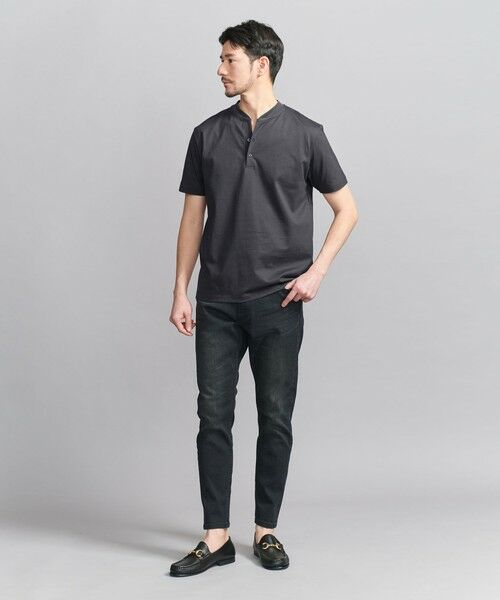 BEAUTY&YOUTH UNITED ARROWS / ビューティー&ユース ユナイテッドアローズ カットソー | 【WEB限定 WARDROBE SMART】クリア  ガスコットン ヘンリーネック カットソー【抗菌・防臭】 | 詳細22