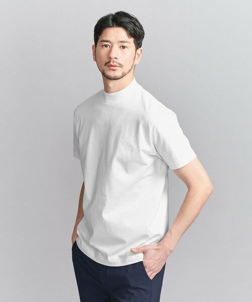 BEAUTY & YOUTH UNITED ARROWS/ビューティー&ユース ユナイテッドアローズ 【WEB限定 WARDROBE SMART】クリア ガスコットン モックネック カットソー【抗菌・防臭】 WHITE XL BEAUTY & YOUTH UNITED ARROWS/ビューティー&ユース ユナイテッドアローズ 【WEB限定 WARDROBE SMART】クリア ガスコットン モックネック カットソー【抗菌・防臭】 WHITE XL