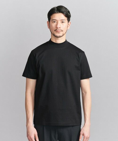 BEAUTY&YOUTH UNITED ARROWS / ビューティー&ユース ユナイテッドアローズ カットソー | 【WEB限定 WARDROBE SMART】クリア  ガスコットン モックネック カットソー【抗菌・防臭】 | 詳細13
