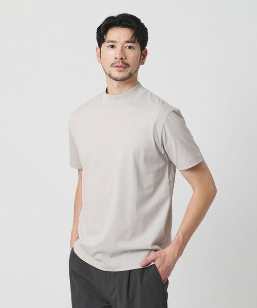 BEAUTY&YOUTH UNITED ARROWS / ビューティー&ユース ユナイテッドアローズ カットソー | 【WEB限定 WARDROBE SMART】クリア  ガスコットン モックネック カットソー【抗菌・防臭】 | 詳細20