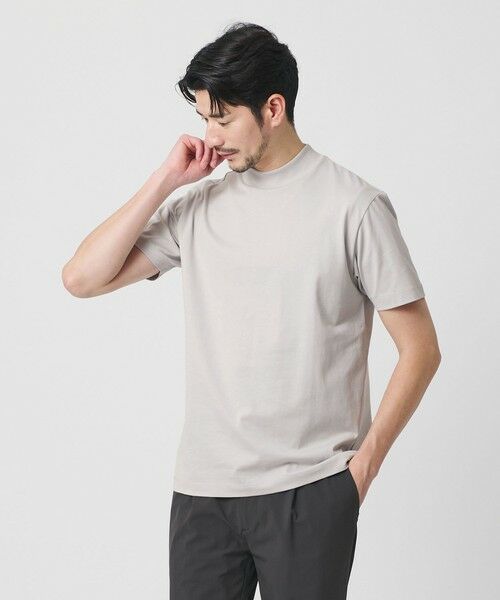BEAUTY&YOUTH UNITED ARROWS / ビューティー&ユース ユナイテッドアローズ カットソー | 【WEB限定 WARDROBE SMART】クリア  ガスコットン モックネック カットソー【抗菌・防臭】 | 詳細21