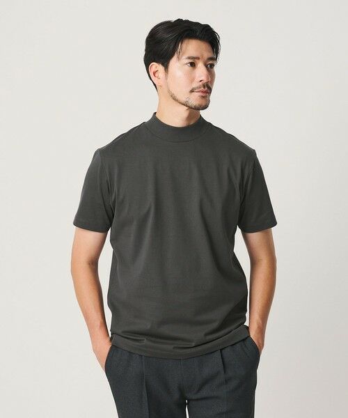 BEAUTY&YOUTH UNITED ARROWS / ビューティー&ユース ユナイテッドアローズ カットソー | 【WEB限定 WARDROBE SMART】クリア ガスコットン モックネック カットソー【抗菌・防臭】 | 詳細20