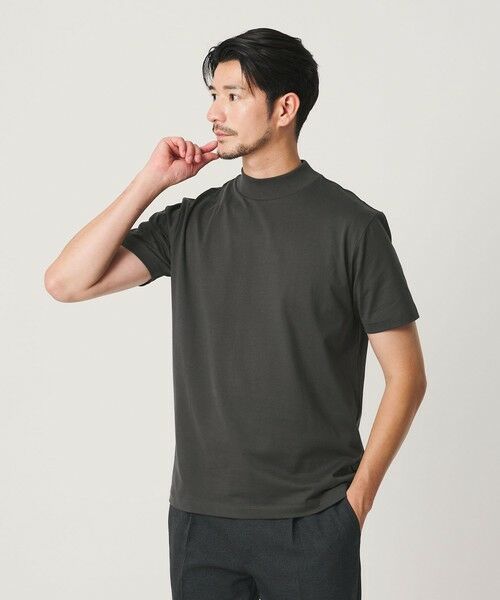 BEAUTY&YOUTH UNITED ARROWS / ビューティー&ユース ユナイテッドアローズ カットソー | 【WEB限定 WARDROBE SMART】クリア ガスコットン モックネック カットソー【抗菌・防臭】 | 詳細21